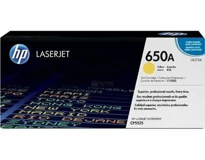 Картридж HP CE272A № 650A (yellow) Ce272A - фото 4624